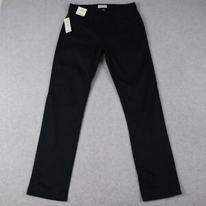 Crosby & Howard Jeans Mens 30x30 5-Pocket Stretch Flex Travel Canvas Black NWT